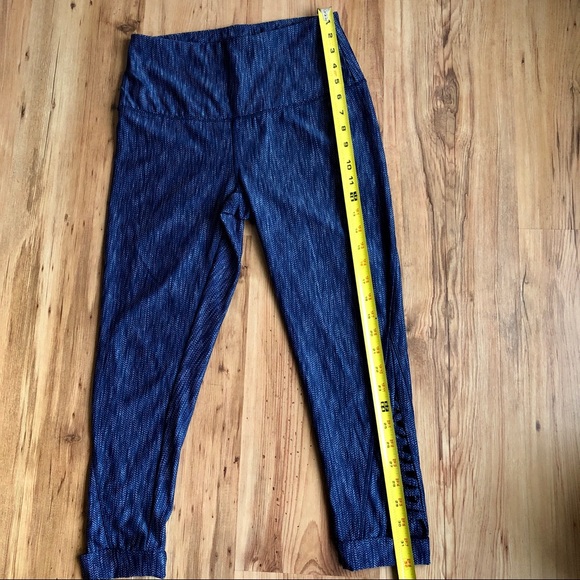 DANSKIN Capri Leggings Yoga Active Blue Small - Picture 9 of 14